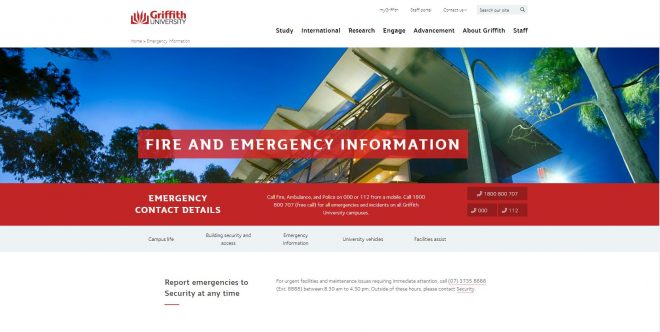 Emergency information - Griffith University