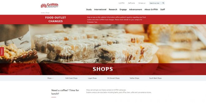 Shops enquiries - Griffith University
