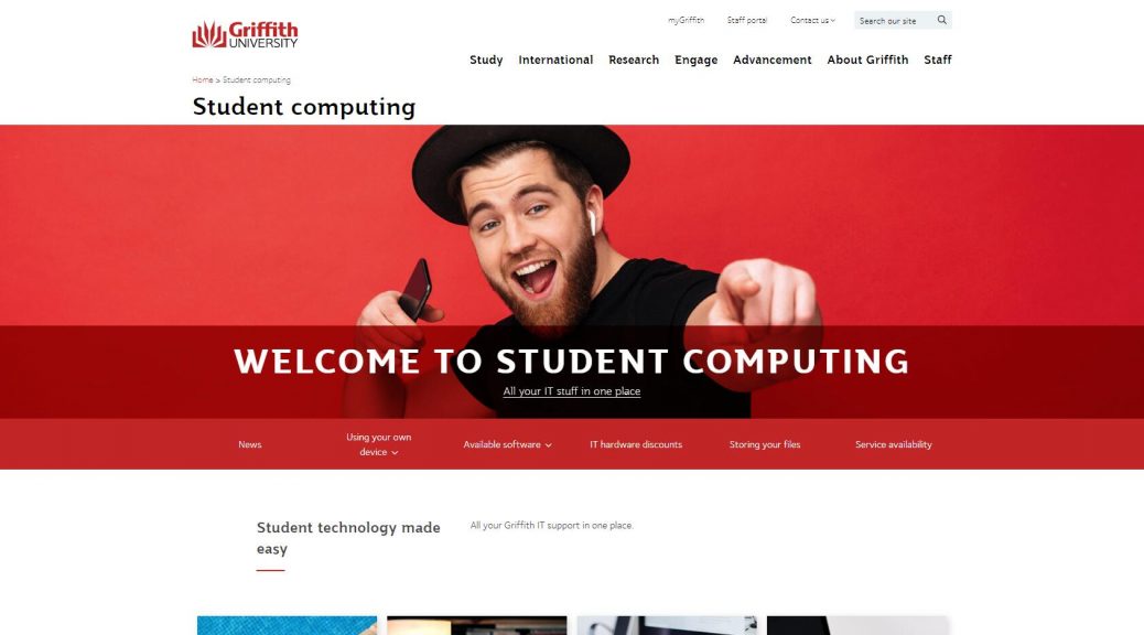 Student computing - Griffith University