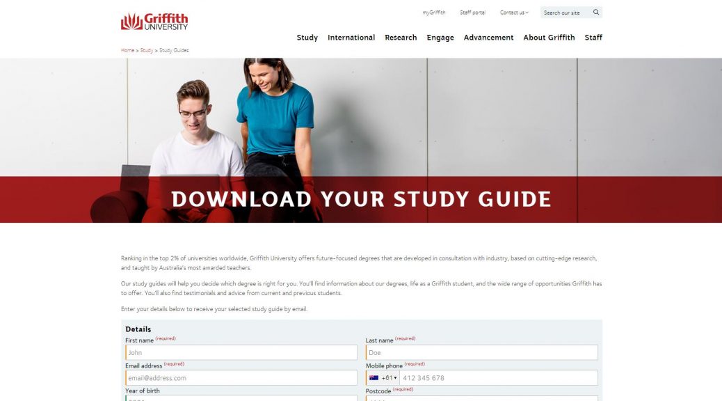 Study Guides - Griffith University