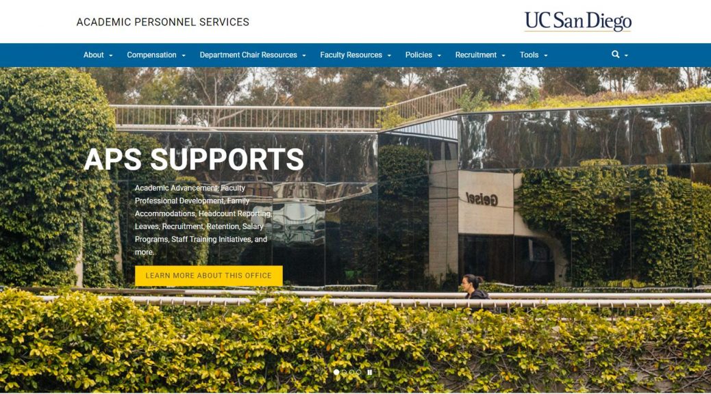 UCSD Academic Personnel Services